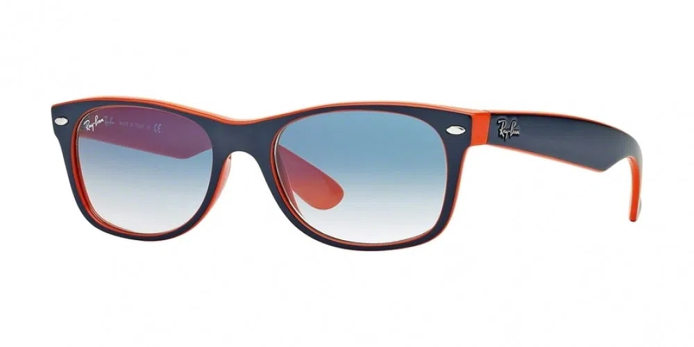 Ray Ban New Wayfarer 2132 Sunglasses - Medium - 55mm - Black - view 18